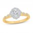 Diamond Engagement Ring 1/2 ct tw 10K Yellow Gold