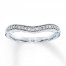 Previously Owned Enhancer Ring 1/6 cttw Diamonds 14K White Gold