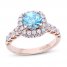 Le Vian Couture Zircon Ring 1-1/3 ct tw Diamonds 18K Strawberry Gold