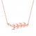 Leaf Necklace 10K Rose Gold