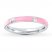 Stackable Ring Pink Enamel Sterling Silver