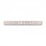 Diamond Wedding Band 1/5 ct tw Round-cut 14K Rose Gold