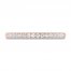 Diamond Wedding Band 1/5 ct tw Round-cut 14K Rose Gold