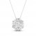 Lab-Created Diamonds by KAY Necklace 1 ct tw 14K White Gold