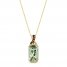 Le Vian Quartz Necklace 1/6 ct tw Diamonds 14K Honey Gold 18"