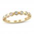 Diamond Anniversary Ring 1/5 ct tw in 10K Yellow Gold