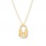 Lock Necklace 14K Yellow Gold