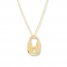 Lock Necklace 14K Yellow Gold