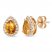 Le Vian Citrine & Diamond Earrings 1/4 ct tw 14K Strawberry Gold