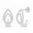 Diamond Stud Earrings 1/4 ct tw 10K White Gold