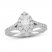 Neil Lane Diamond Engagement Ring 1 ct tw Marquise/Round-Cut 14K White Gold