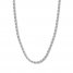 24" Textured Rope Chain 14K White Gold Appx. 4.4mm