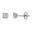 Radiant Reflections 1/3 ct tw Diamonds Sterling Silver Earrings