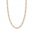 22" Figaro Link Chain 14K Yellow Gold Appx. 5.8mm