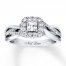 Neil Lane Engagement Ring 5/8 ct tw Diamonds 14K White Gold