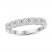 Radiant Reflections Diamond Anniversary Ring 1/2 ct tw Round-Cut 14K White Gold