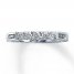 Previously Owned Diamond Anniversary Band 3/8 ct tw Round-cut 14K White Gold