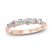 Monique Lhuillier Bliss Diamond Anniversary Band 1/2 ct tw Round & Marquise-cut 18K Rose Gold