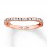 Neil Lane Wedding Band 1/3 ct tw Diamonds 14K Rose Gold