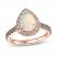 Le Vian Opal Ring 3/4 ct tw Diamonds Pear-shaped 14K Strawberry Gold
