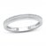 Diamond Wedding Band 1/15 ct tw Round-cut 10K White Gold