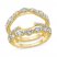 Diamond Enhancer Band 1-1/3 ct tw Round-cut 14K Yellow Gold