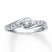 Diamond Engagement Ring 3/8 ct tw Round-cut 10K White Gold