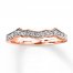 Diamond Wedding Band 1/5 ct tw 14K Rose Gold