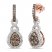 Le Vian Diamond Dangle Earrings 1 ct tw 14K Two-Tone Gold