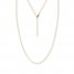 16" Adjustable Rope Chain 14K Yellow Gold Appx. 1.2mm
