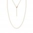16" Adjustable Rope Chain 14K Yellow Gold Appx. 1.2mm