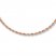 Rope Necklace 14K Rose Gold 22" Length