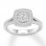 Diamond Engagement Ring 1/3 ct tw Round-cut 10K White Gold