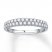 Previously Owned Diamond Anniversary Ring 1/2 ct tw Round-cut 14K White Gold