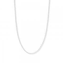 18" Singapore Chain 14K White Gold Appx. 1mm