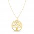 Tree of Life Necklace 10K Yellow Gold 18"