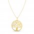 Tree of Life Necklace 10K Yellow Gold 18"