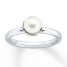 Stackable Ring Freshwater Cultured Pearl Sterling Silver