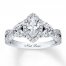 Neil Lane Engagement Ring 1-3/8 ct tw Diamonds 14K White Gold