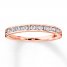 Diamond Anniversary Band 1/4 cttw Round/Baguette 14K Rose Gold
