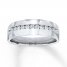 Previously Owned Men's Diamond Band 1/3 ct tw 10K White Gold