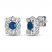 Le Vian Sapphire Earrings 3/8 ct tw 14K Vanilla Gold