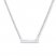 Bar Necklace Diamond Accent Sterling Silver