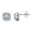 Previously Owned Diamond Earrings 1/4 ct tw 10K White Gold