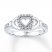 Claddagh Ring 1/8 ct tw Diamonds Sterling Silver