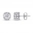 Diamond Earrings 1/4 ct tw Round-cut 10K White Gold