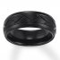 8mm Wedding Band Black Tungsten Carbide