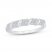 Diamond Anniversary Ring 1/3 ct tw 10K White Gold