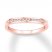 Diamond Wedding Band 1/8 ct tw Round-cut 10K Rose Gold