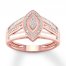Diamond Ring 1/15 ct tw Round-cut 10K Rose Gold